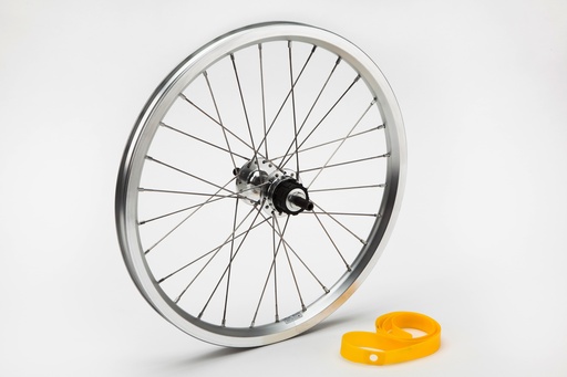 Brompton 2-Speed Rear Wheel & Fittings, Silver - Clever Brompton 2-Speed Rear Wheel & Fittings, Silver - Clever