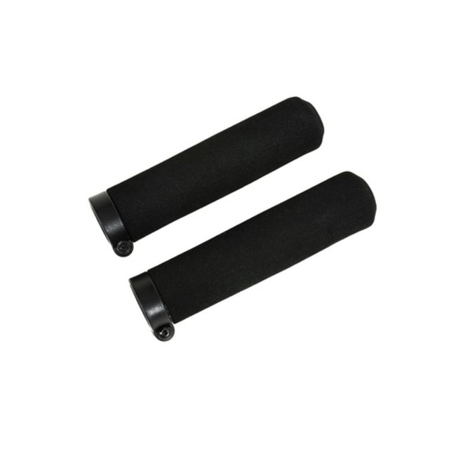 Brompton Grips 130mm Lock-On for S Type and Low-Rise M and H Types Foam - QHBGRIP-BK