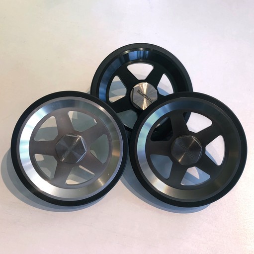 TPW Brompton Al Easy Wheels, 66mm - Clever Cycles Portland TPW Brompton Al Easy Wheels, 66mm - Clever Cycles Portland