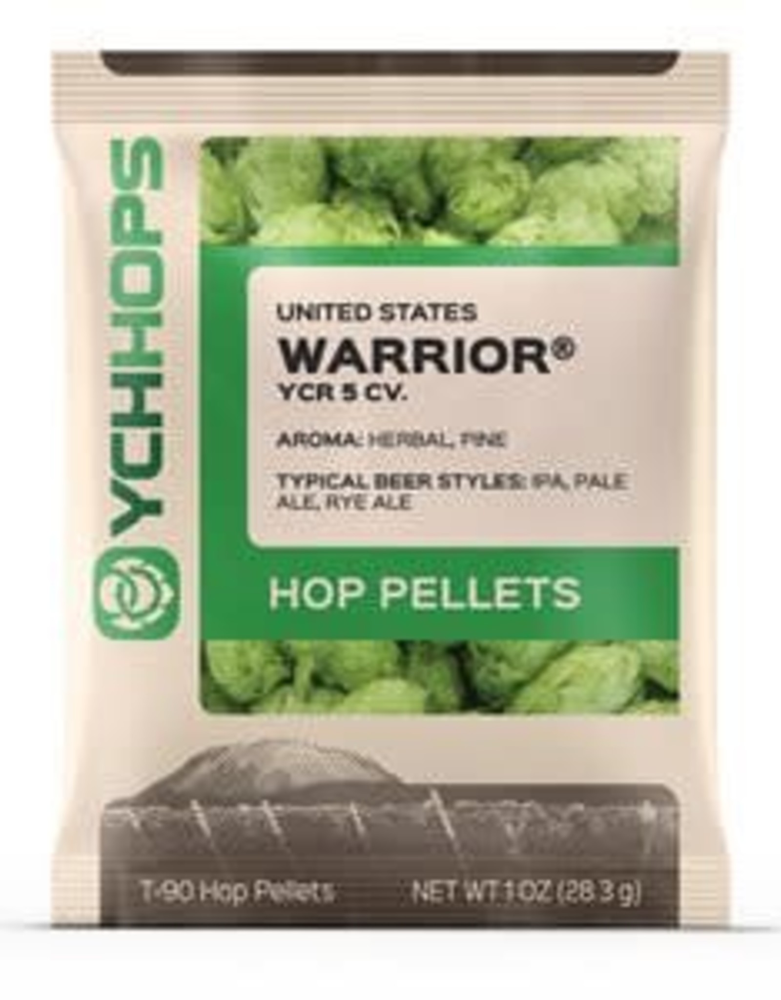 WARRIOR HOP PELLETS 1 OZ