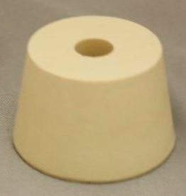 #7.5 DRILLED RUBBER STOPPER