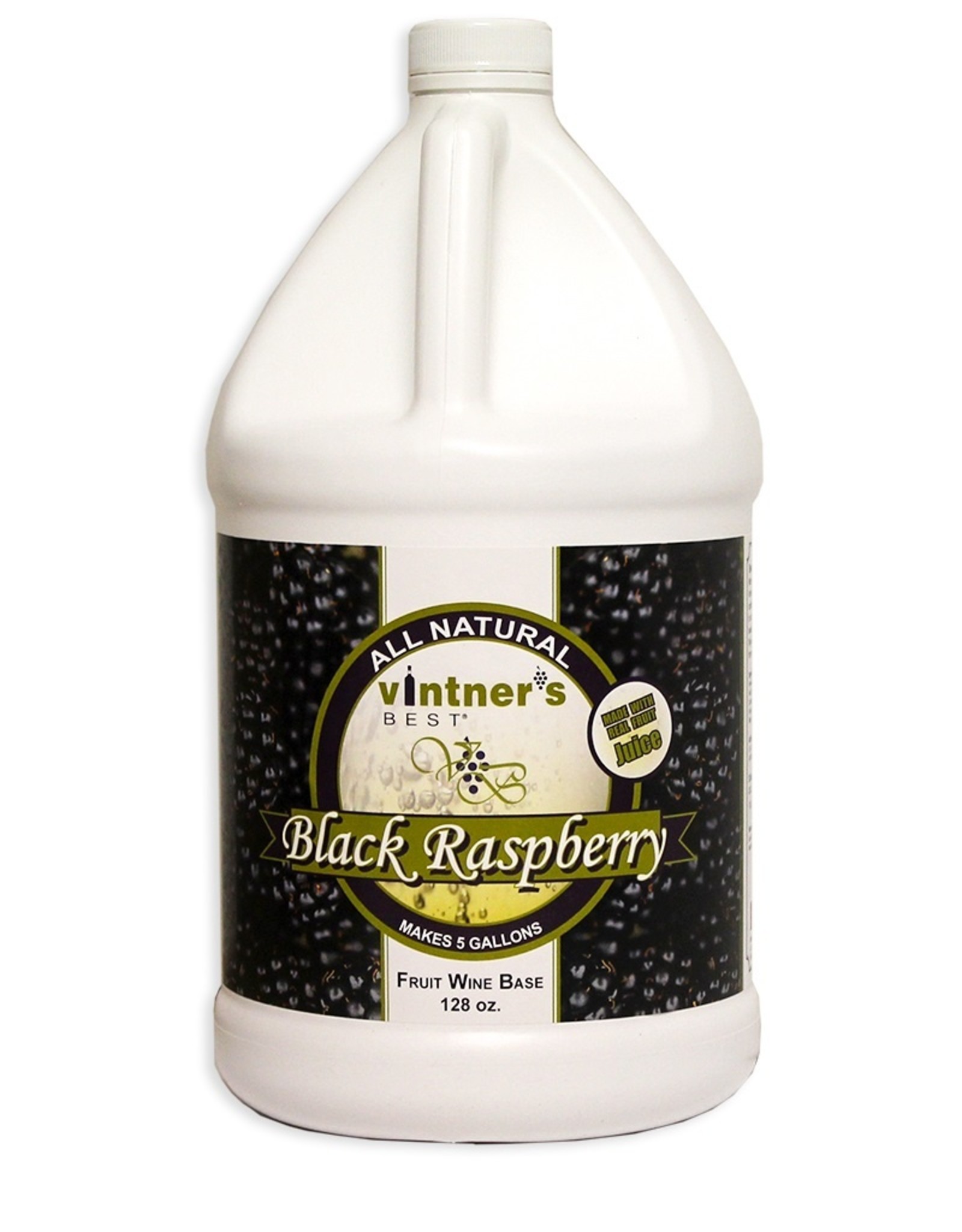 VINTNER'S BEST BLACK RASPBERRY FRUIT WINE BASE 128 OZ (1 GAL)