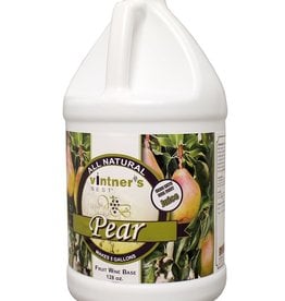 PEAR FRUIT WINE BASE 128 OZ (1 GALLON)