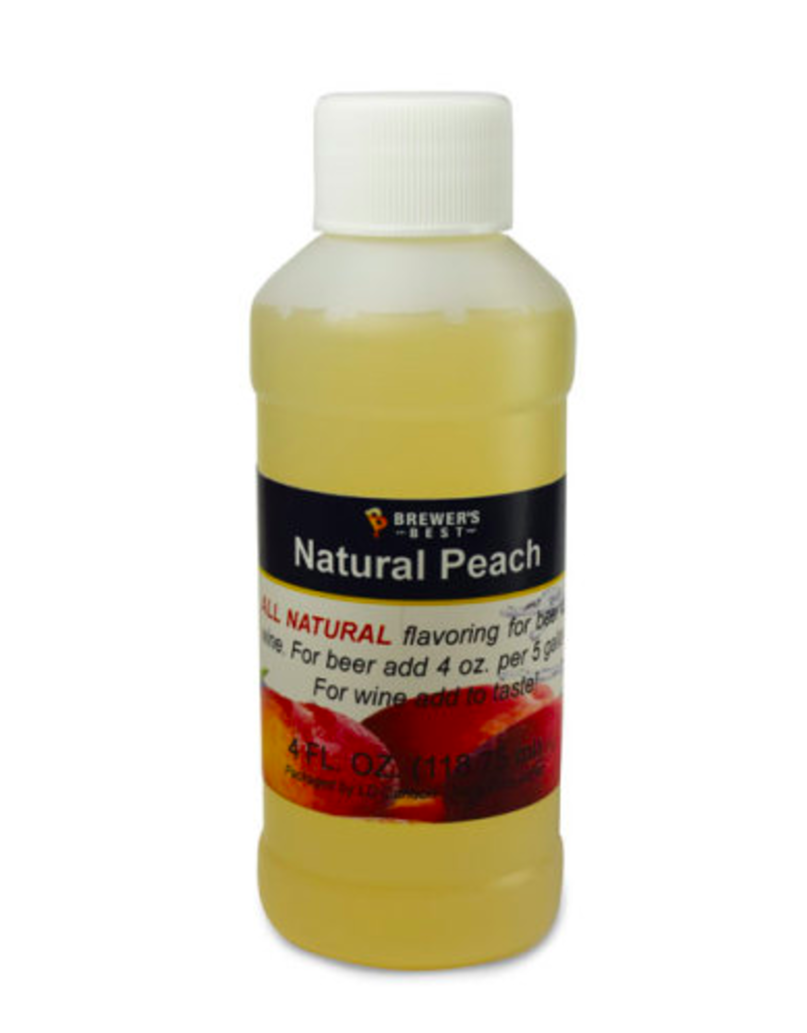 NATURAL PEACH FLAVORING EXTRACT 4 OZ