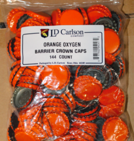 ORANGE CROWN CAPS WITH OXY- LINER 144/BAG