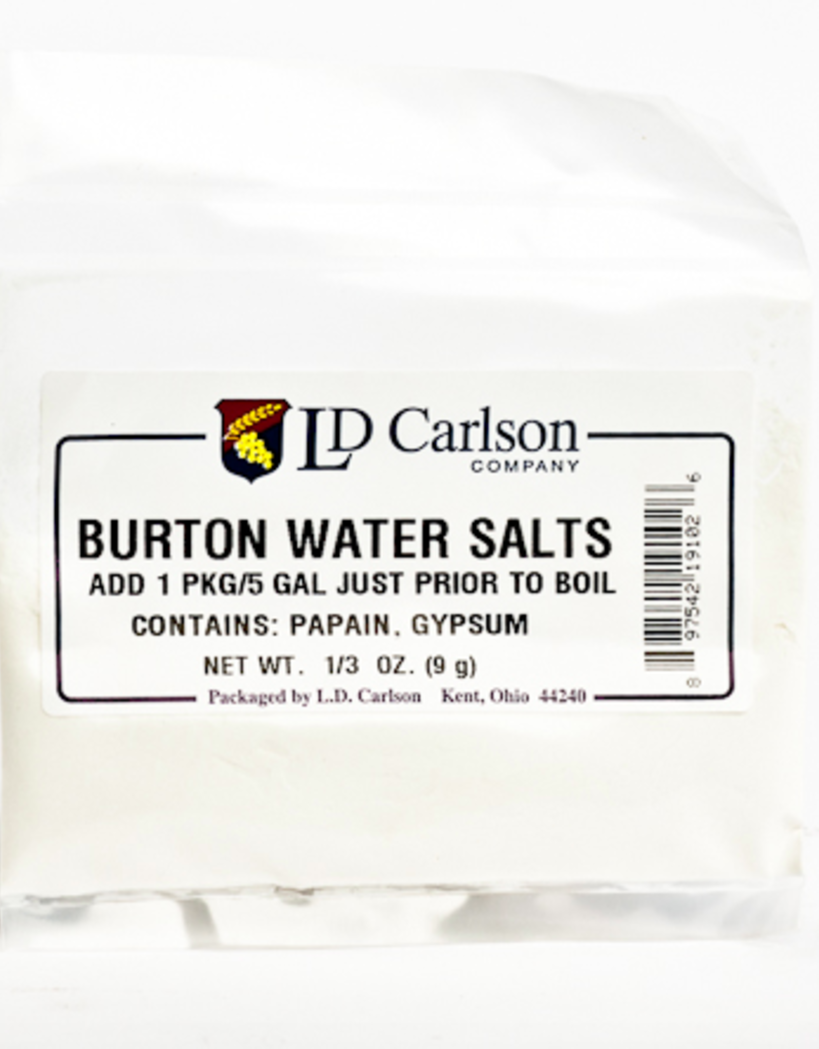BURTON WATER SALTS 1/3 OZ