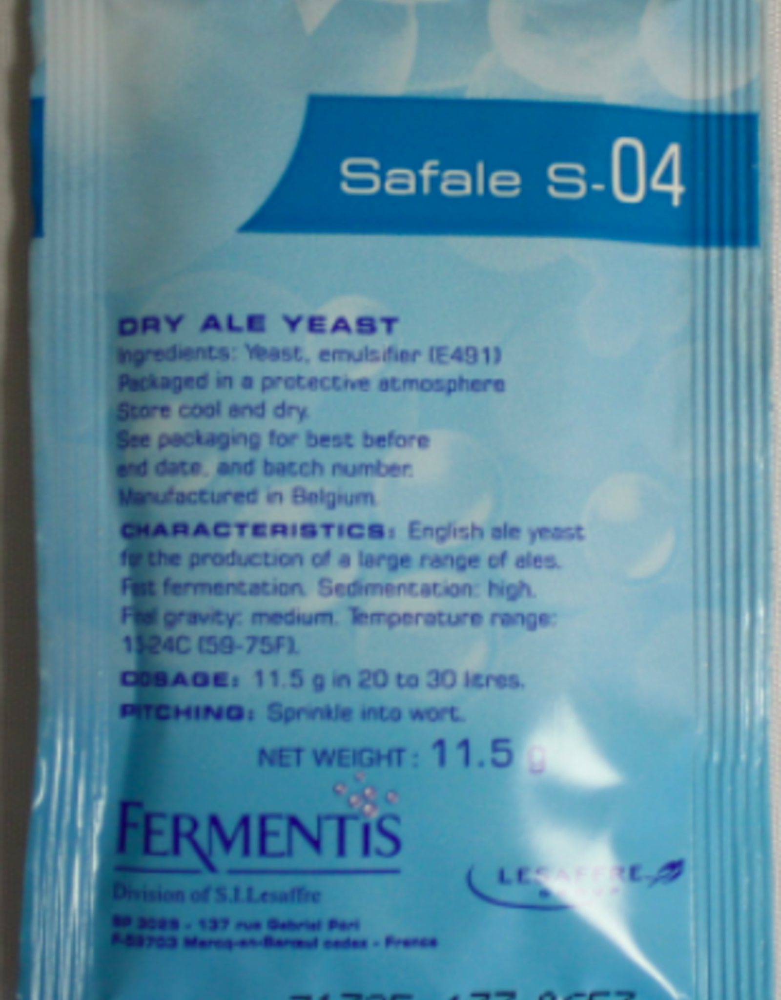 S04 DRY ALE YEAST Winemakers & Beermakers Supply