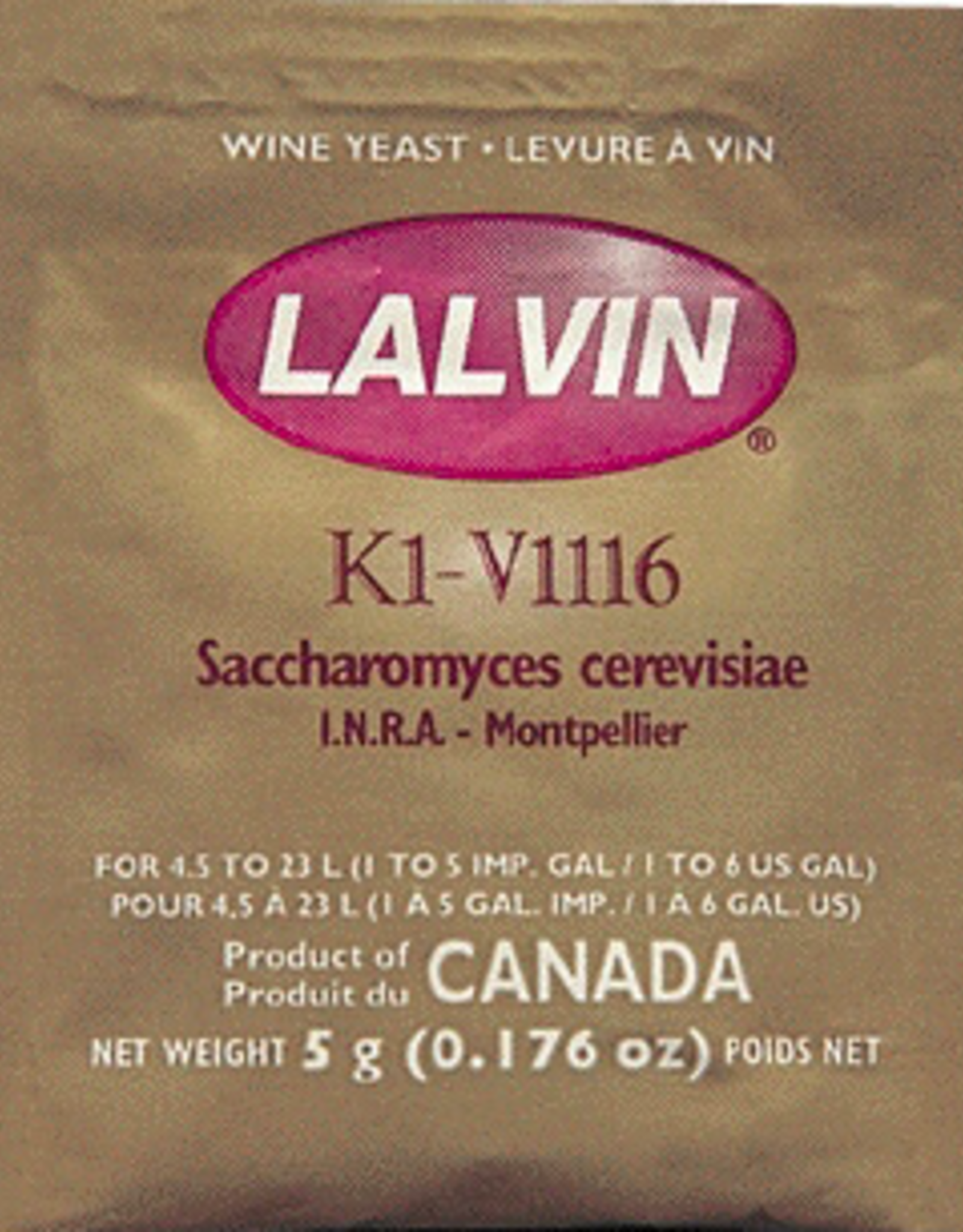 K1V-1116 LALVIN ACTIVE FREEZE- DRIED WINE YEAST