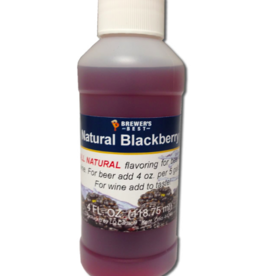 NATURAL BLACKBERRY FLAVORING EXTRACT 4 OZ