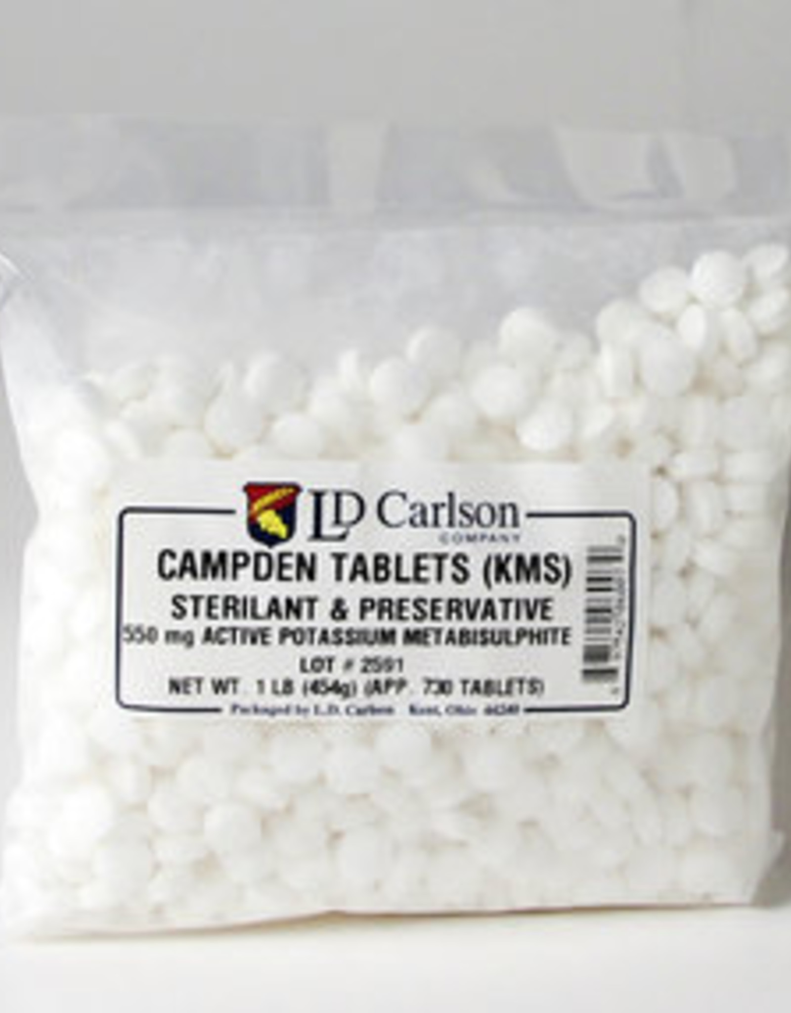 POTASSIUM CAMPDEN TABLETS 100 EACH