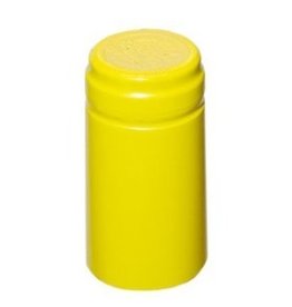 YELLOW MUSTARD PVC SHRINK CAPSULES 30 COUNT
