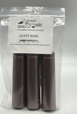 DUSTY ROSE PVC SHRINK CAPSULES 30/BAG