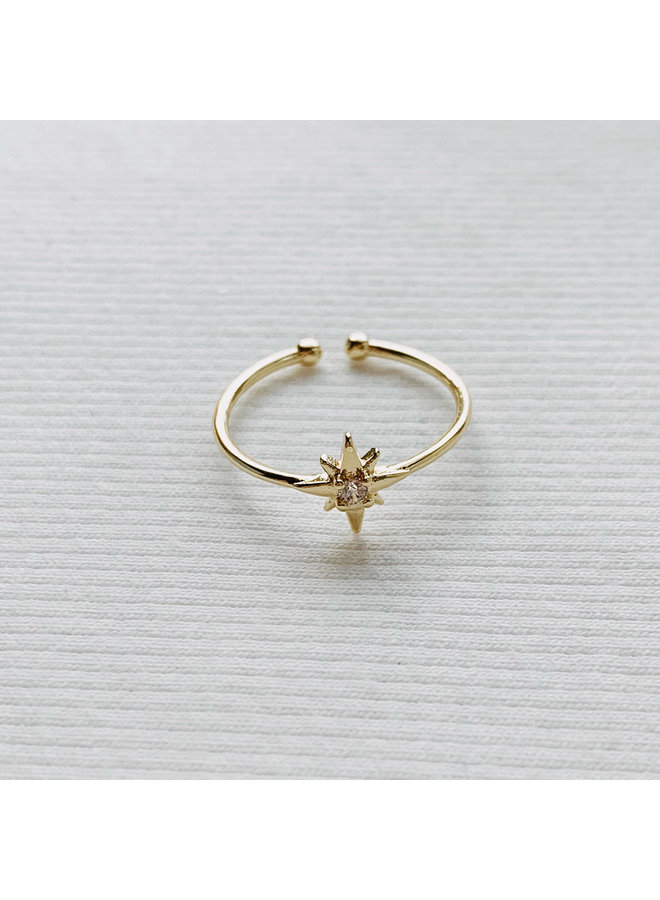 PAVE STAR RING