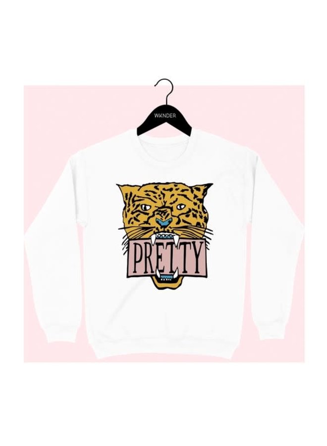 PRETTY CHEETAH GRAPHIC SWEATSHIRT - The 