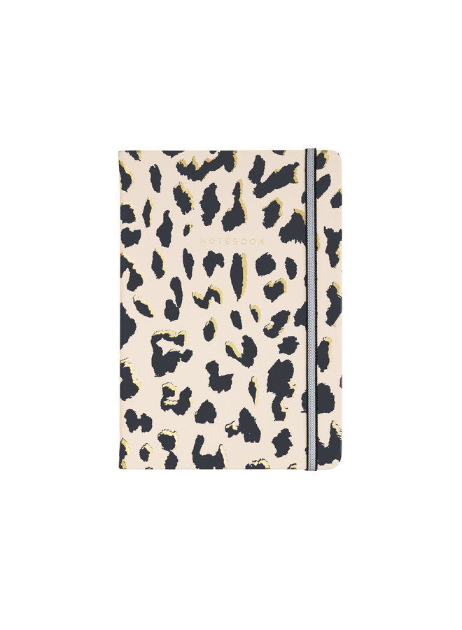 CHEETAH STYLE JOURNAL WITH ELASTIC