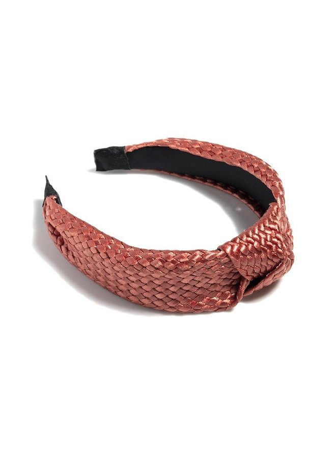ALLIE KNOTTED WOVEN HEADBAND