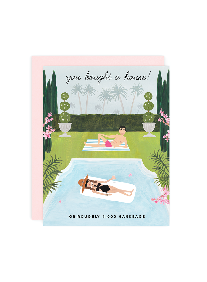 YOU BOUGHT A HOUSE! CARD