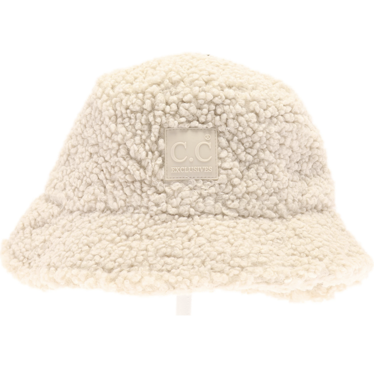 CC BEANIE SHERPA BUCKET HAT WITH RUBBER 