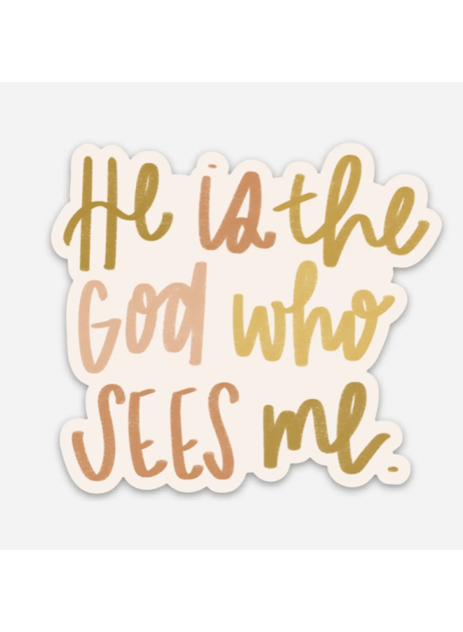GOD WHO SEES ME STICKER