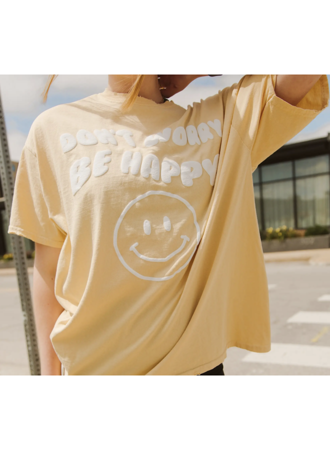 DON'T WORRY BE HAPPY GRAPHIC TEE