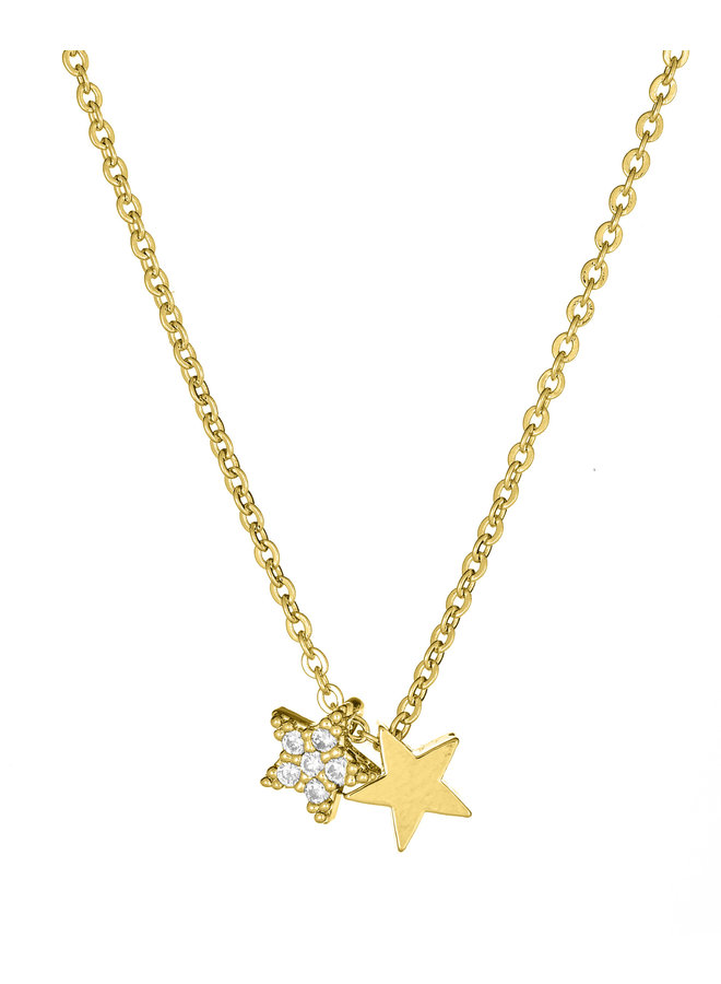 PAVE STAR NECKLACE - GF