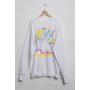 QUEEN ON STAGE DISTRESSED SWEATSHIRT