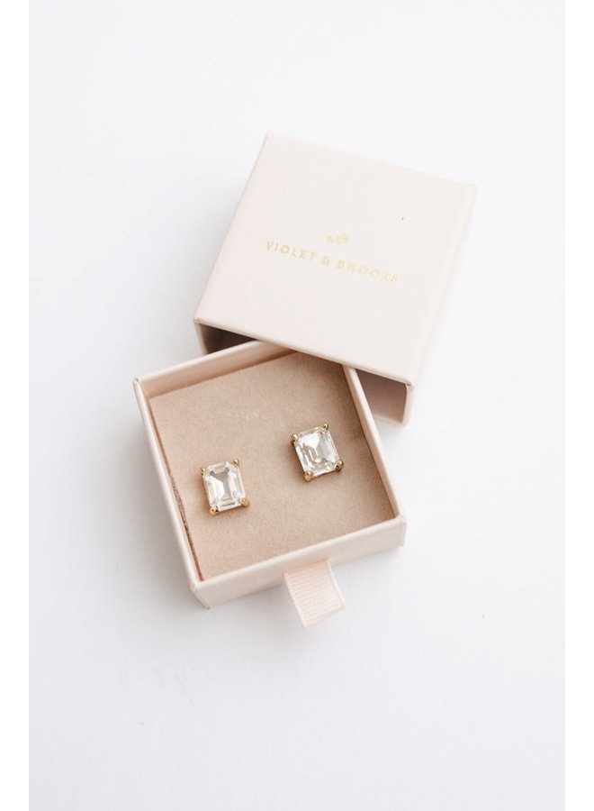 EVERLYN BOXED POST EARRING