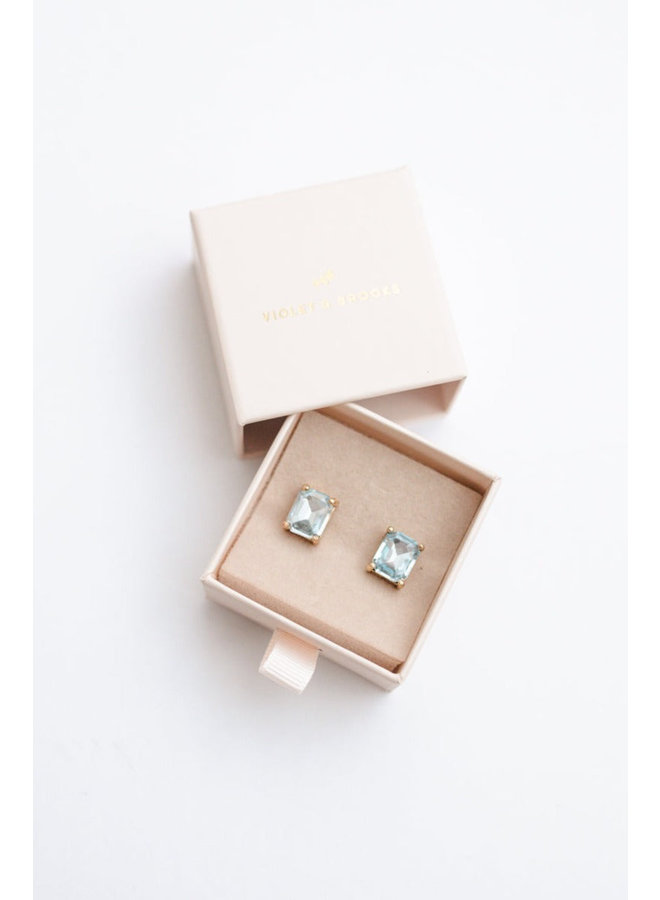 EVERLYN BOXED POST EARRING