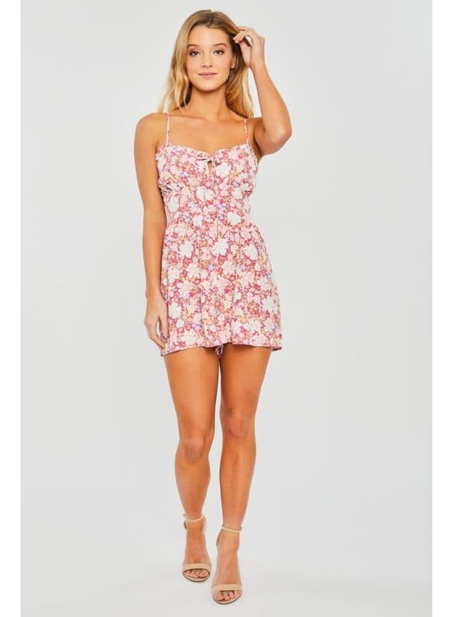 FRIENDS TO LOVERS FLORAL ROMPER