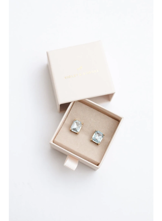 EVERLYN BOXED POST EARRING