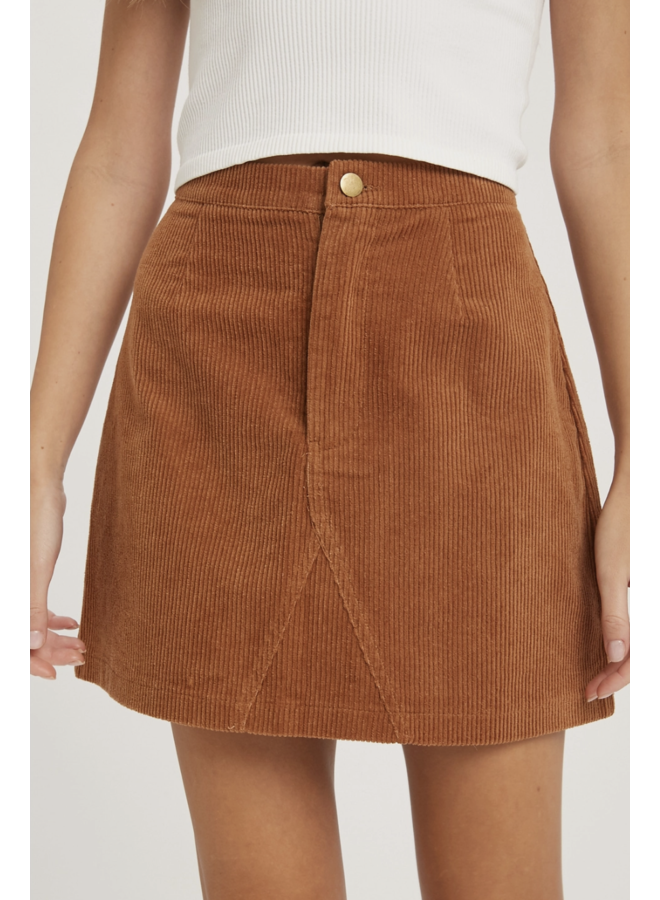 COURTNEY CORDUROY MINI SKIRT