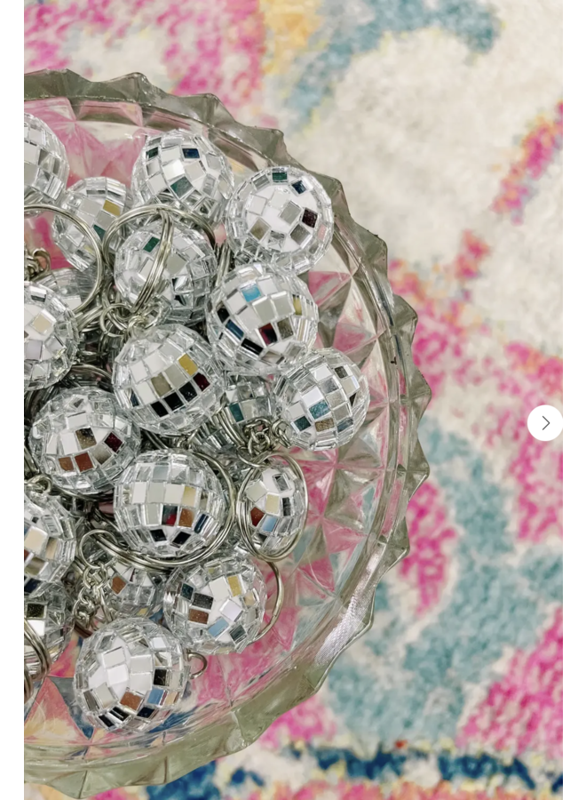 MINI DISCO BALL KEYCHAIN