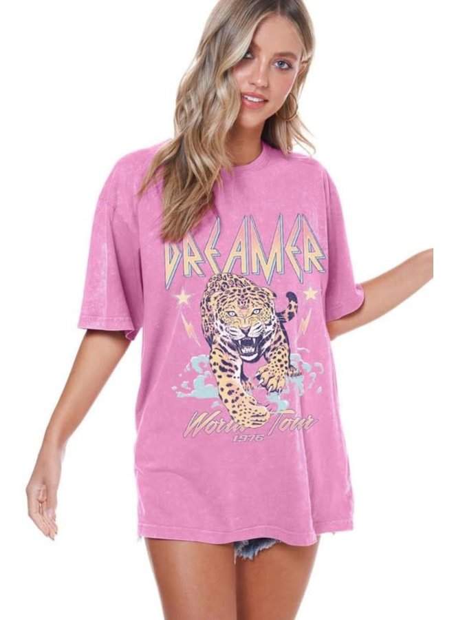 DREAMER WORLD TOUR MINERAL WASH TEE