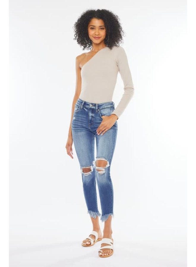 NADINE HIGH RISE ANKLE SKINNY