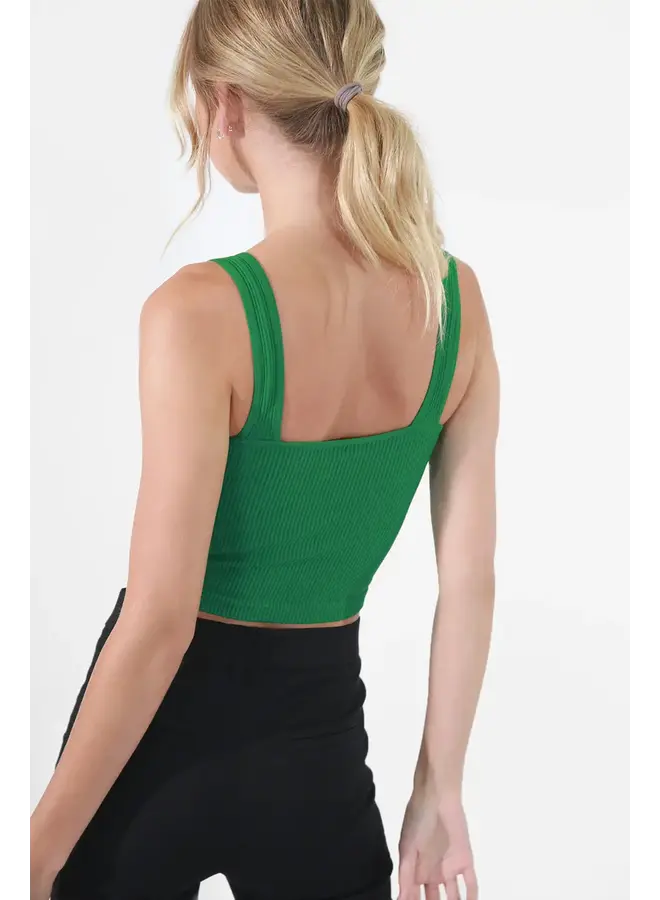 NORA V NECK CROP TOP