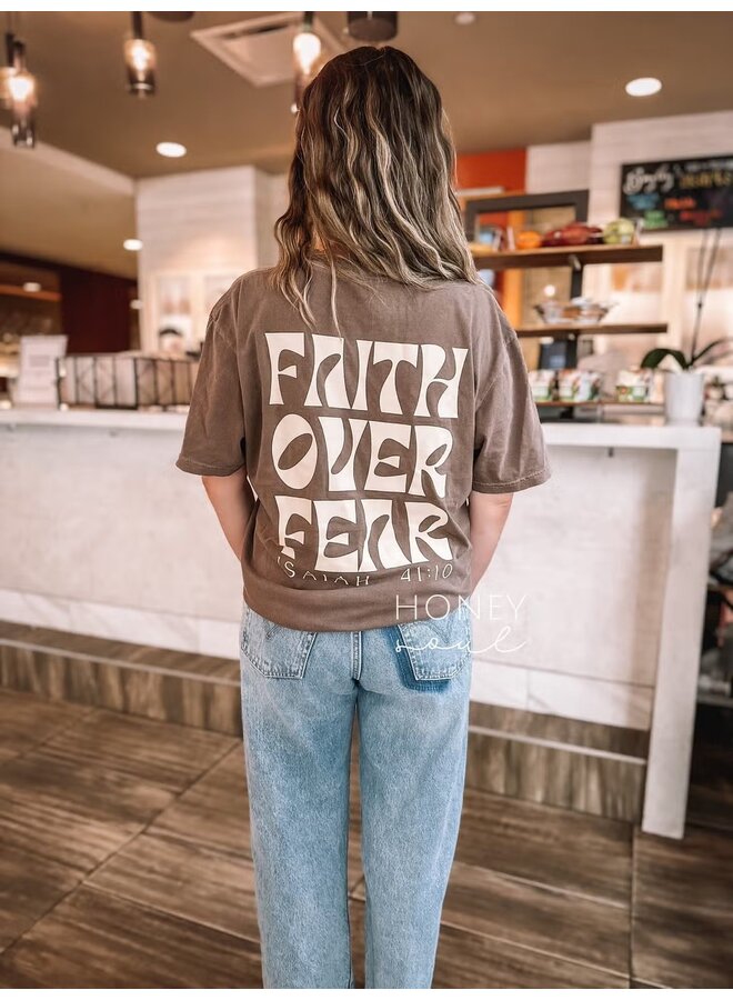 FAITH OVER FEAR GRAPHIC TEE