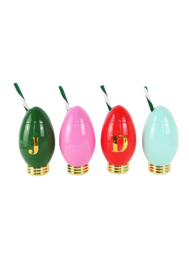 MINI LIGHT BULB SIPPERS SET OF 4