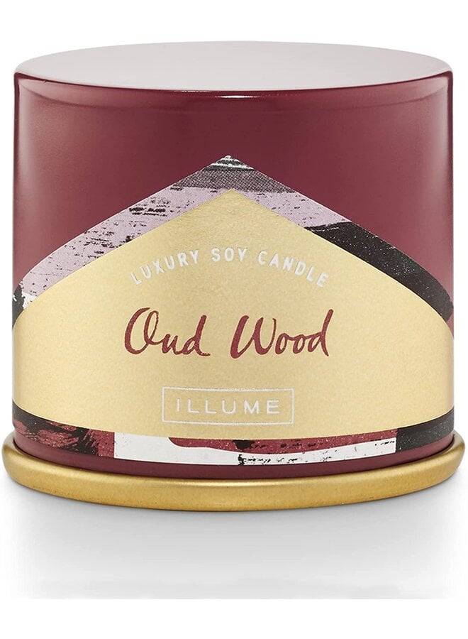 OUD WOOD DEMI TIN CANDLE