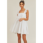 NORA SLEEVELESS RUFFLE DETAIL MINI DRESS