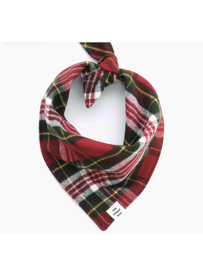 HIGHLAND PLAID FLANNEL DOG BANDANA