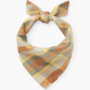 HARVEST PLAID FLANNEL DOG BANDANA