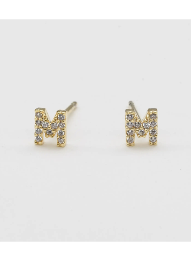 GF SHINY INITIAL STUDS