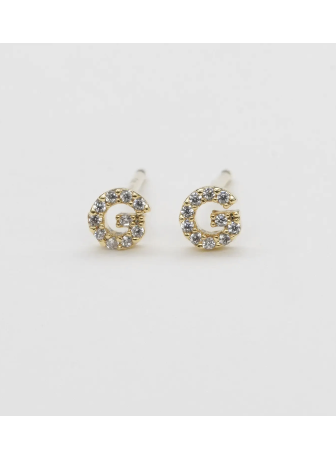 GF SHINY INITIAL STUDS