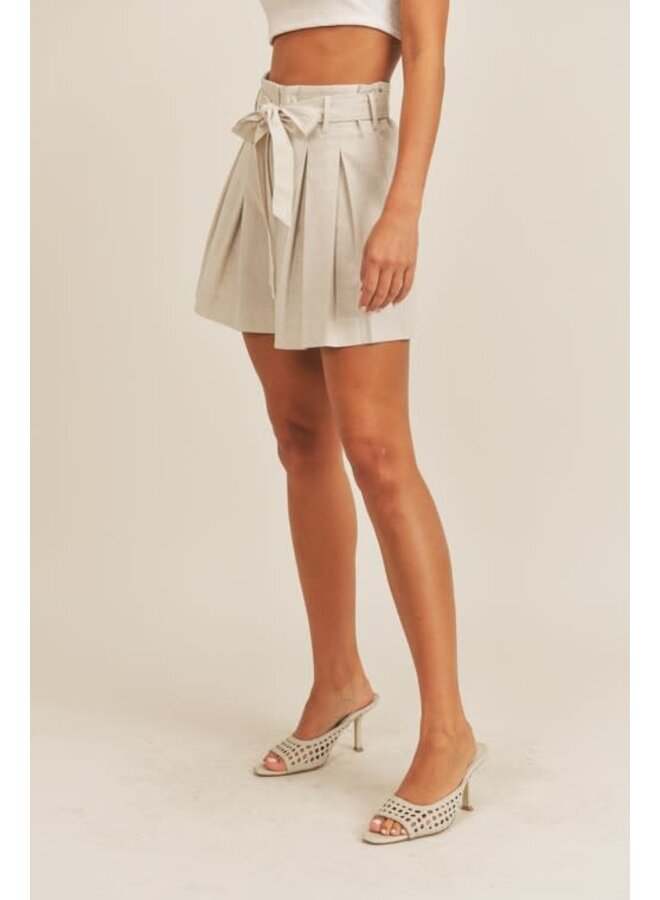 KENNEDY WAIST TIE PAPERBAG SHORTS