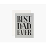 BEST DAD EVER CARD