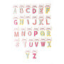 CHENILLE ALPHABET LETTER STICKER