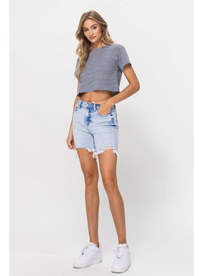 LEX HIGH RISE MIDI SHORTS