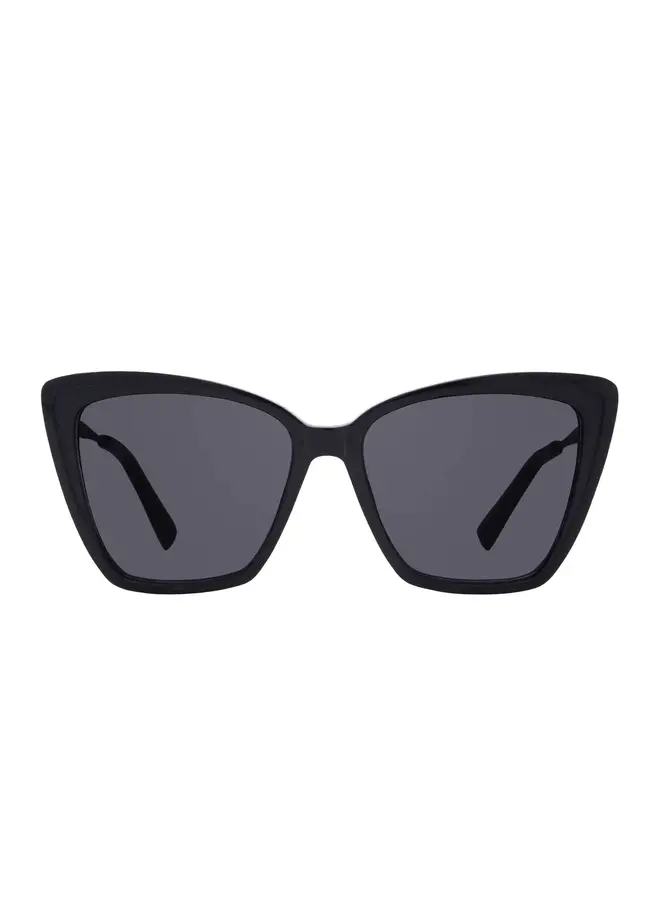 BECKY II - BLACK + DARK SMOKE POLARIZED