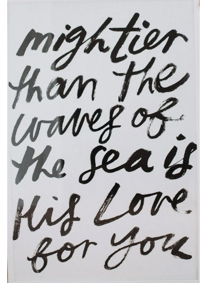 24x36 MIGHTIER THAN THE WAVES POSTER