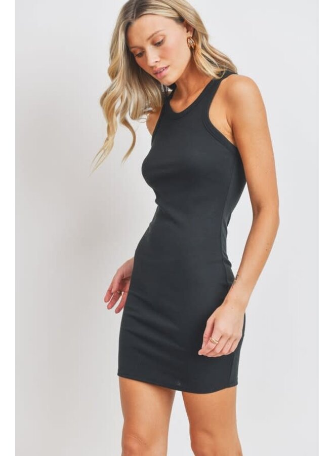 ALLI ROUND NECK MINI DRESS